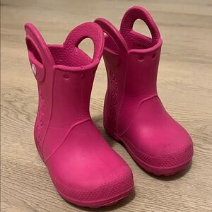 Crocs toddler rain boots
